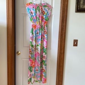 Lilly Pulitzer medium strapless dress